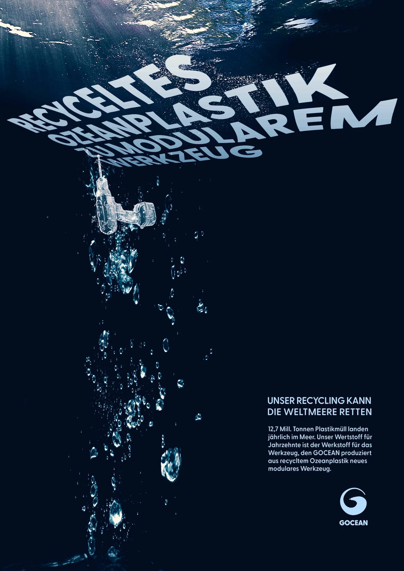 gocean recycled plastic poster